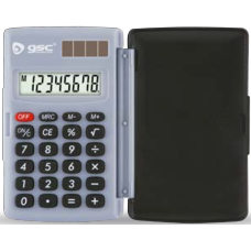 Calculadora bolsillo solar 8 dígitos GSC